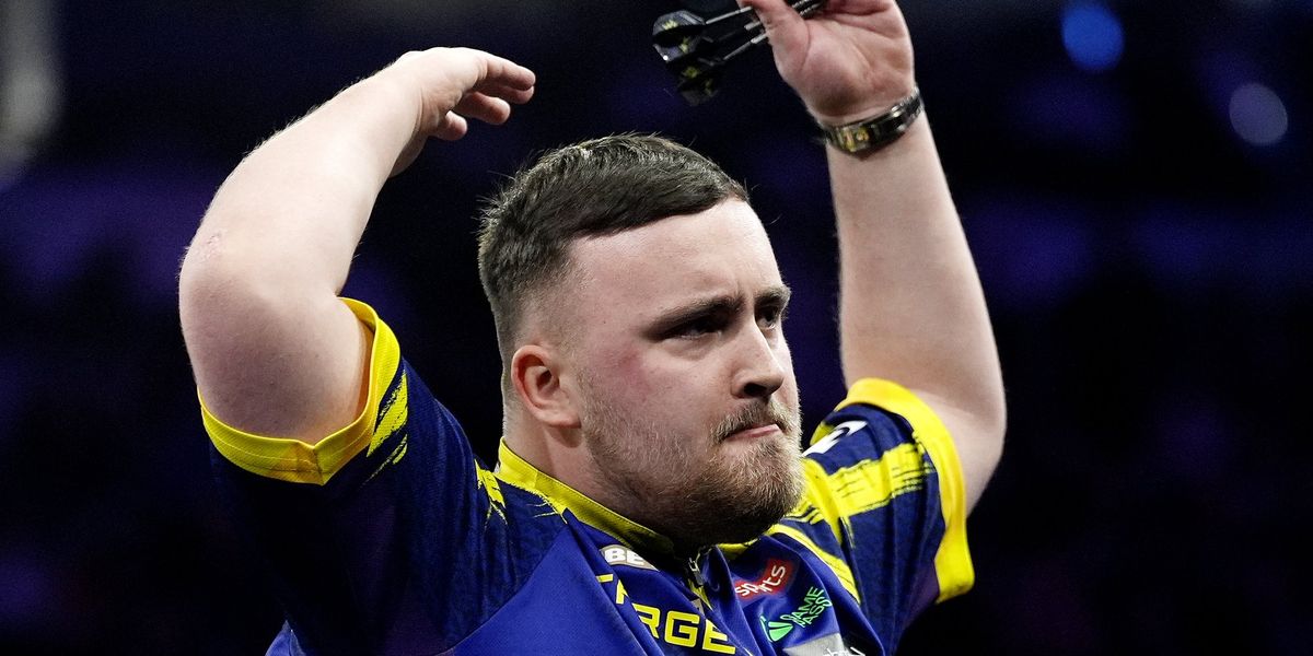 Luke Littler exits stage after defeat to Gian van Veen in Premier League Darts