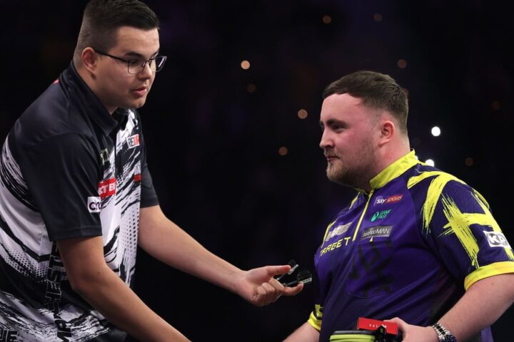 Luke Littler faces backlash after controversial comments towards Gian van Veen at Premier League