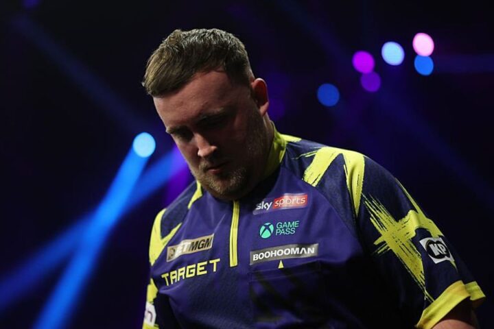 Luke Littler faces boos in Liverpool during Premier League Darts night 12