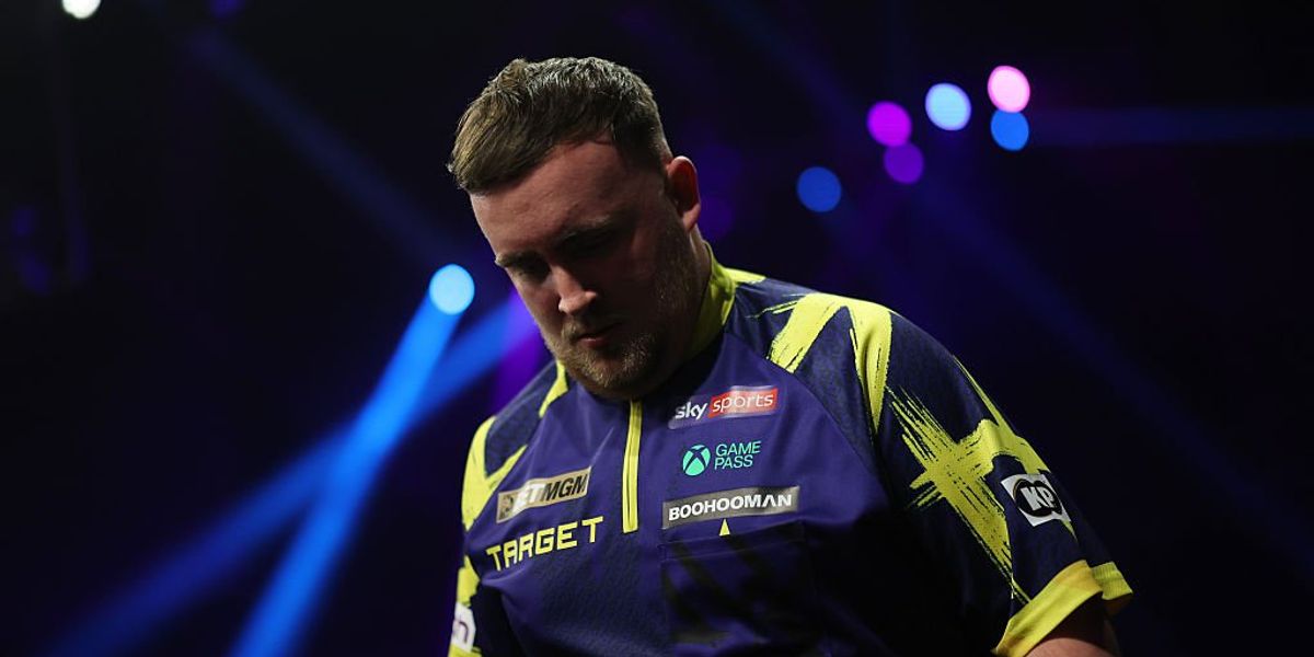 Luke Littler faces boos in Liverpool during Premier League Darts night 12