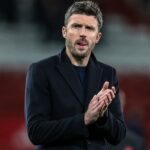 Michael Carrick criticizes red card as Manchester United fall to Leeds at Old Trafford