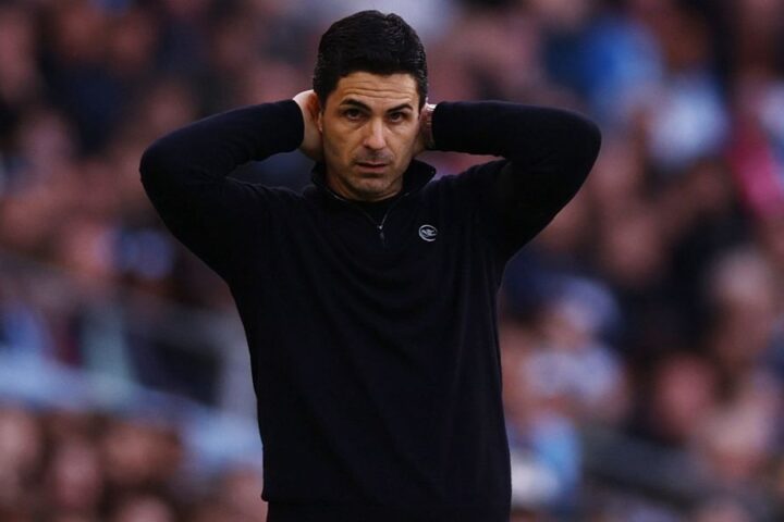 Mikel Arteta optimistic despite Arsenal's defeat to Manchester City as title race tightens