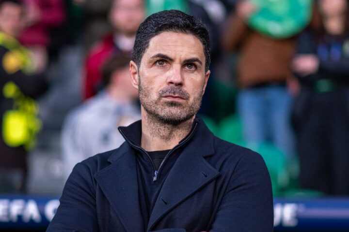 Mikel Arteta praises David Raya after Arsenal's narrow Champions League win in Lisbon