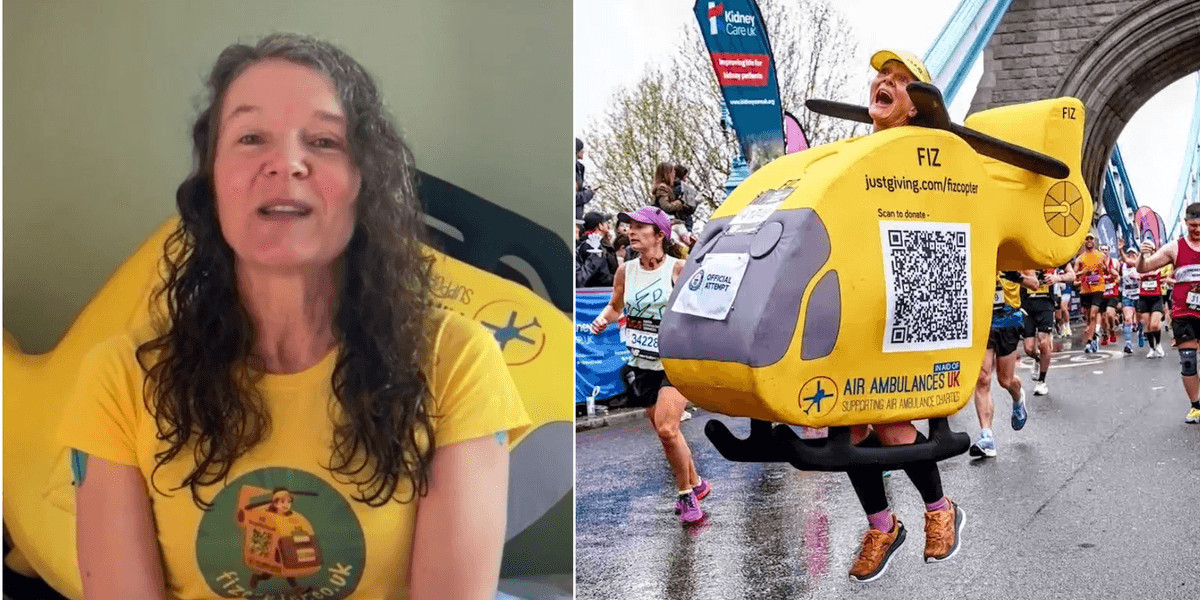 Mum aims to set quirky record at London Marathon to support air ambulance service