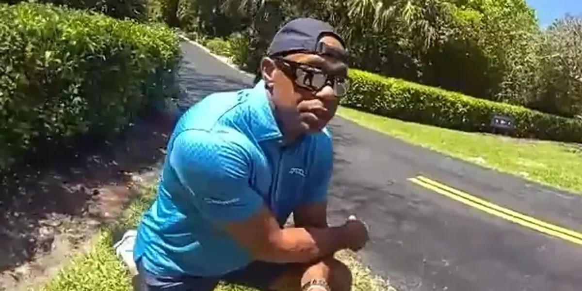 Police unveil bodycam footage of Tiger Woods during DUI investigation following crash