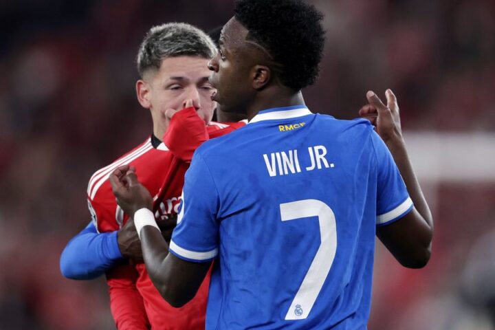 Prestianni claims Vinicius Jr insult was homophobic, not racist, as UEFA investigates