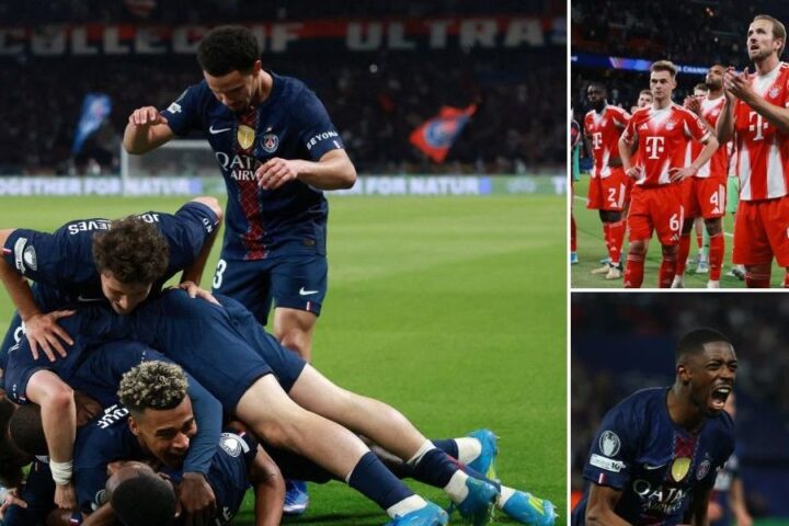 PSG narrowly defeat Bayern Munich 5-4 in record-breaking Champions League semi-final first leg