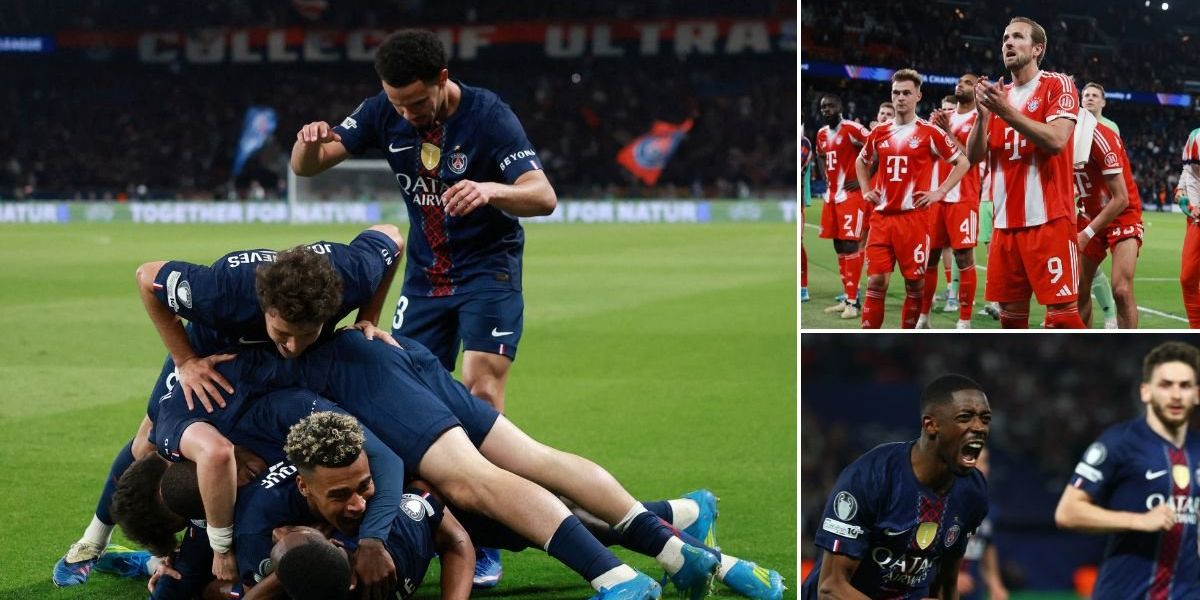 PSG narrowly defeat Bayern Munich 5-4 in record-breaking Champions League semi-final first leg