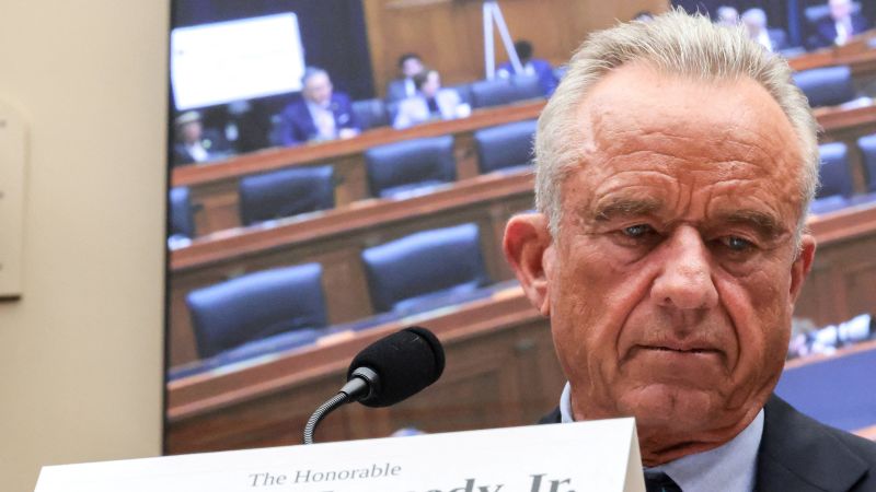 Robert F. Kennedy Jr. testifies to Congress amid health budget hearings and vaccine policy debates