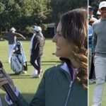 Rory McIlroy and Amanda Balionis share relaxed moment at Masters two years after marriage speculation