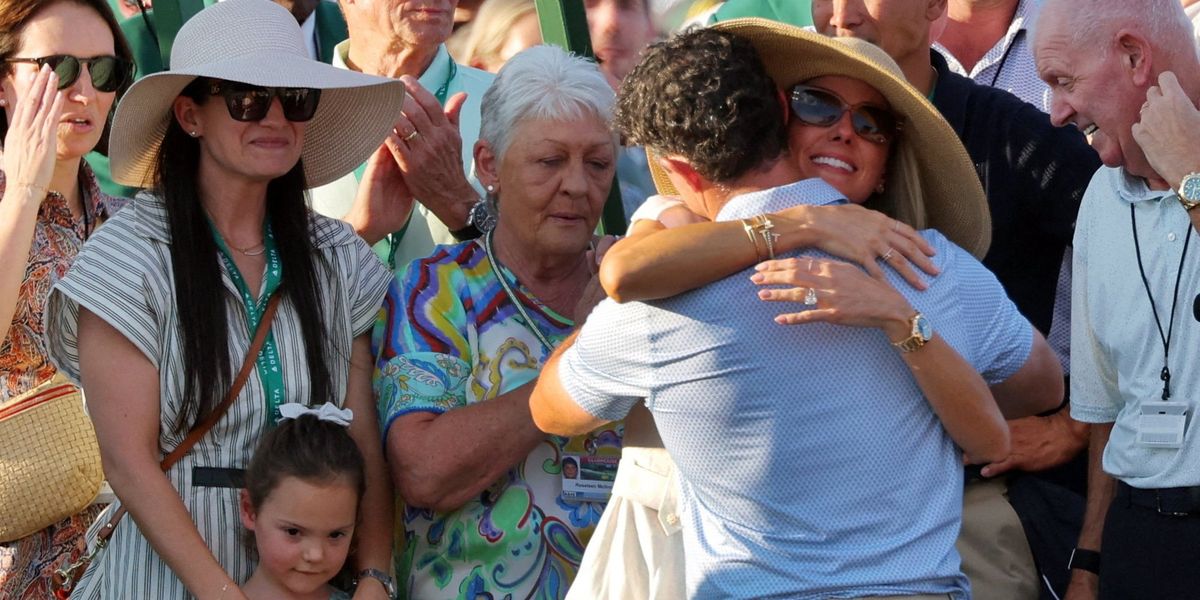 Rory McIlroy faces social media backlash over family celebration after Masters victory