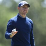 Rory McIlroy leads Masters opening round but admits to nerves ahead of title defence