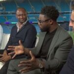 Roy Keane clashes with Neville and Richards over Arsenal's defeat to Manchester City