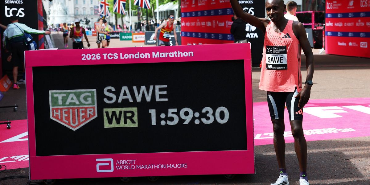 Sabastian Sawe sets historic sub-two-hour marathon record at London Marathon