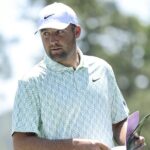 Scottie Scheffler acknowledges tough conditions as he trails leader Rory McIlroy at The Masters