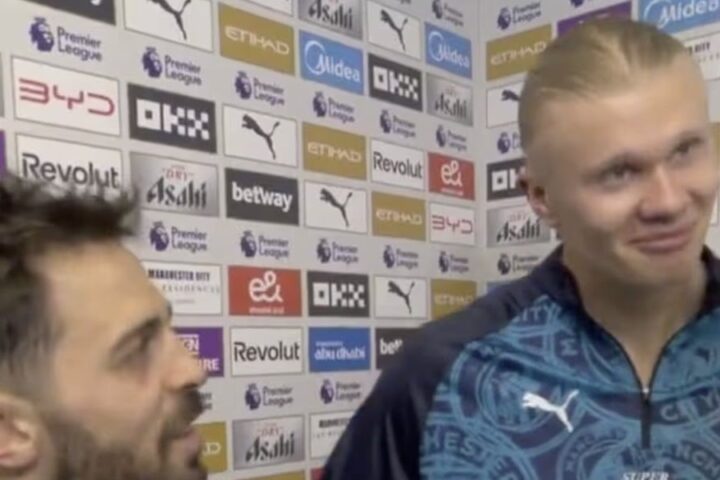 Sky Sports apologises for Erling Haaland's inappropriate language during post-match interview