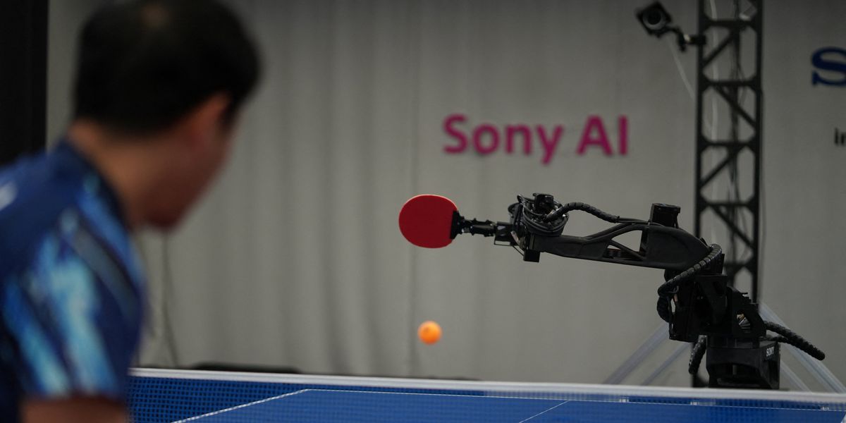 Sony AI's table tennis robot showcases advanced skills by defeating elite players