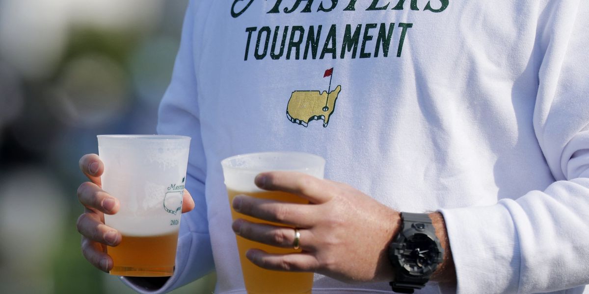 Spectators amazed by affordable pint prices at the Masters Tournament in Augusta