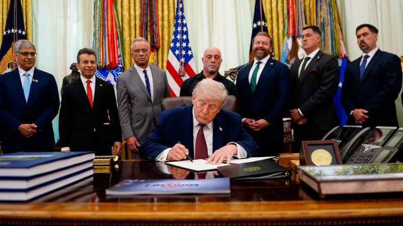Trump signs executive order to promote research on psychedelic treatments for mental health