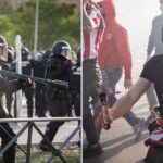 Violent clashes erupt outside Metropolitano Stadium as Arsenal fans confronted by riot police