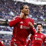 Virgil van Dijk secures late Merseyside Derby victory for Liverpool, boosting Champions League hopes