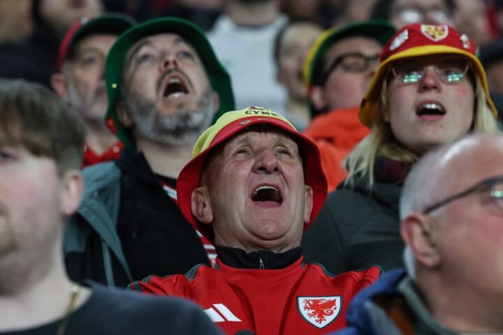 Wales fans jeer 'God Save The King' during friendly against Northern Ireland in Cardiff