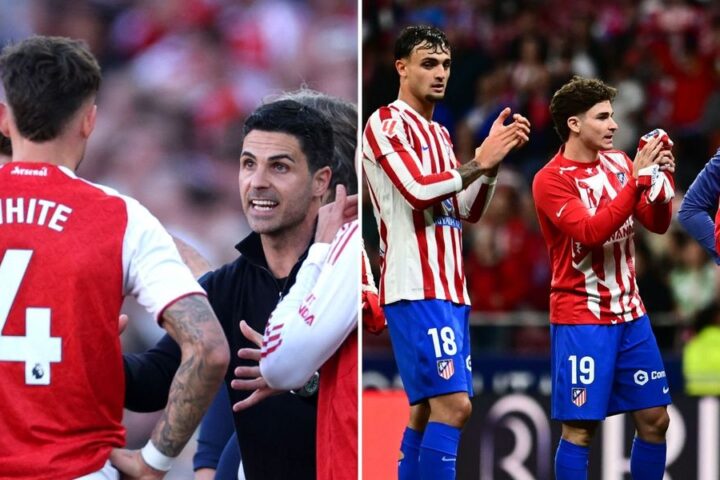 Weather warning disrupts Arsenal's clash with Atletico Madrid as storms threaten match conditions