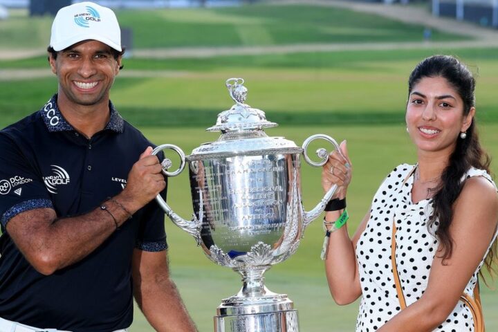 Aaron Rai dedicates PGA Championship victory to wife, becoming first Englishman to win since 1919