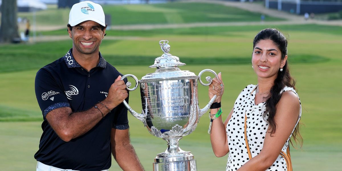 Aaron Rai dedicates PGA Championship victory to wife, becoming first Englishman to win since 1919