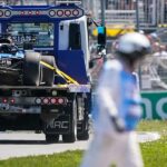 Alex Albon crashes into groundhog at nearly 100mph during Canadian Grand Prix practice