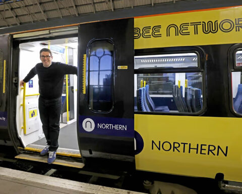 Andy Burnham faces backlash over £35,000 yellow train photo opportunity paid for by taxpayers