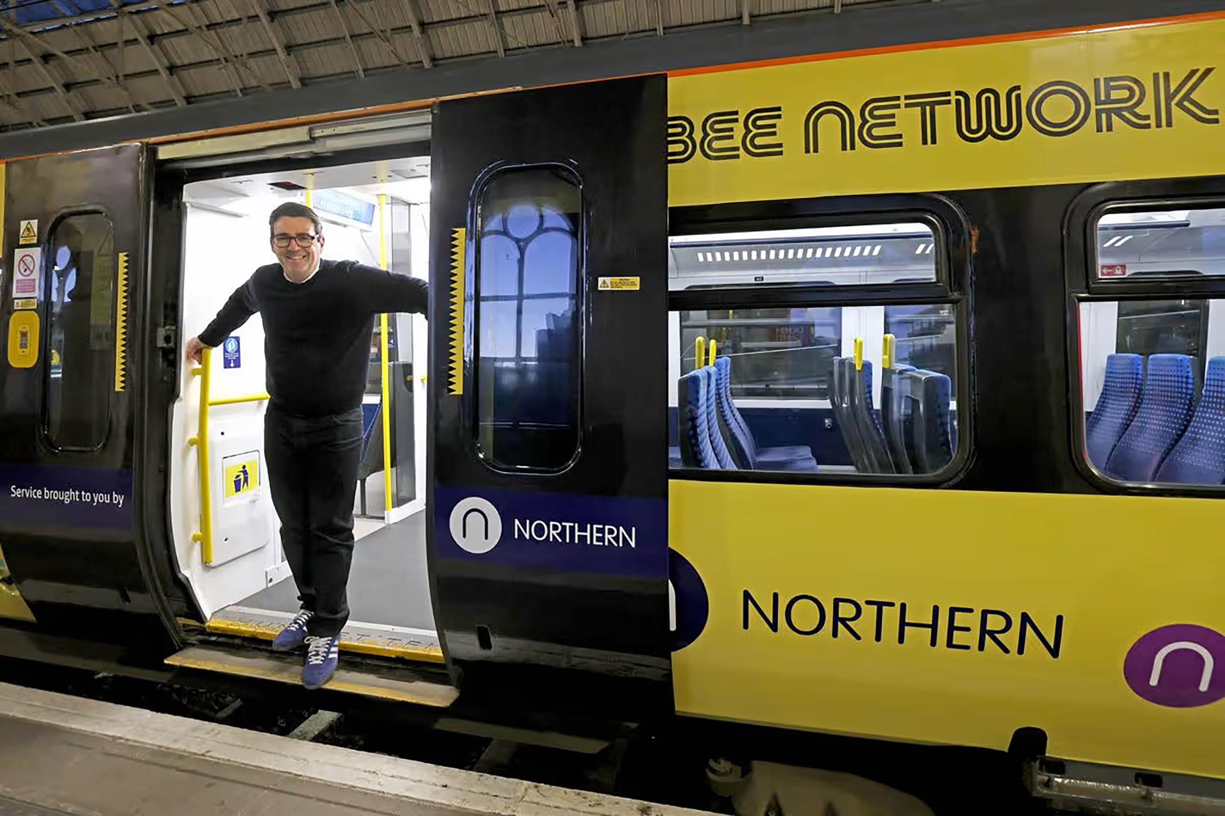 Andy Burnham faces backlash over £35,000 yellow train photo opportunity paid for by taxpayers