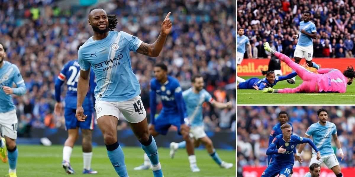 Antoine Semenyo's stunning backheel goal secures FA Cup victory for Manchester City over Chelsea