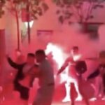 Arsenal and PSG fans clash in Budapest hours before Champions League final