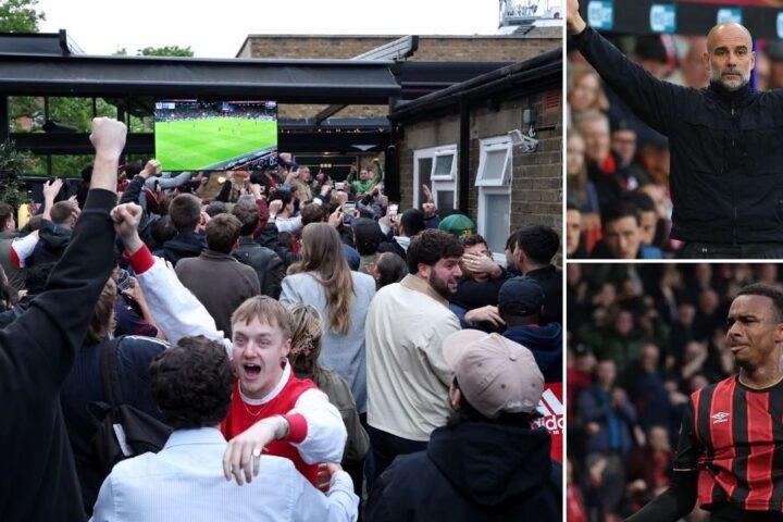 Arsenal crowned Premier League champions for first time in 22 years following Manchester City draw