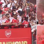 Arsenal title parade brings London to a standstill as over a million fans celebrate