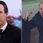 Aston Villa's Unai Emery reveals Prince William celebrated in the dressing room after Europa League win