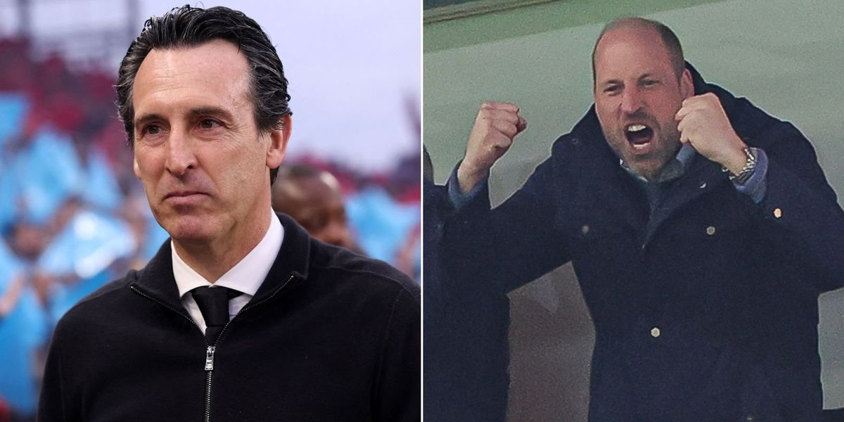 Aston Villa's Unai Emery reveals Prince William celebrated in the dressing room after Europa League win