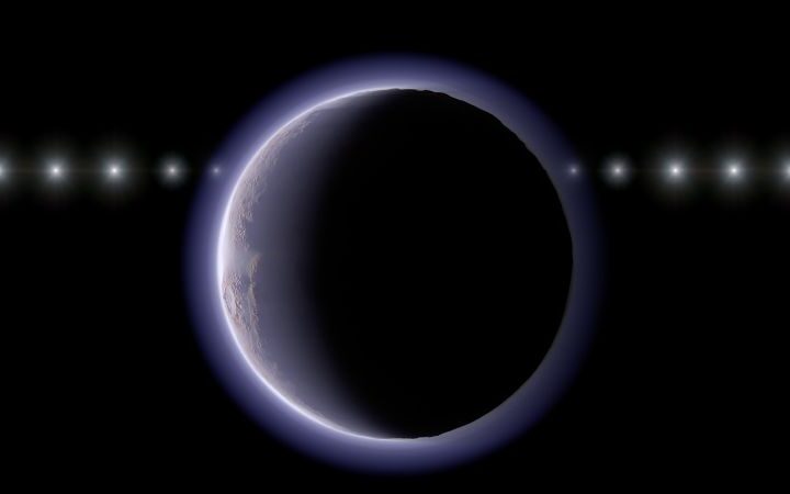 Astronomers discover thin atmosphere around small celestial body in the outer solar system