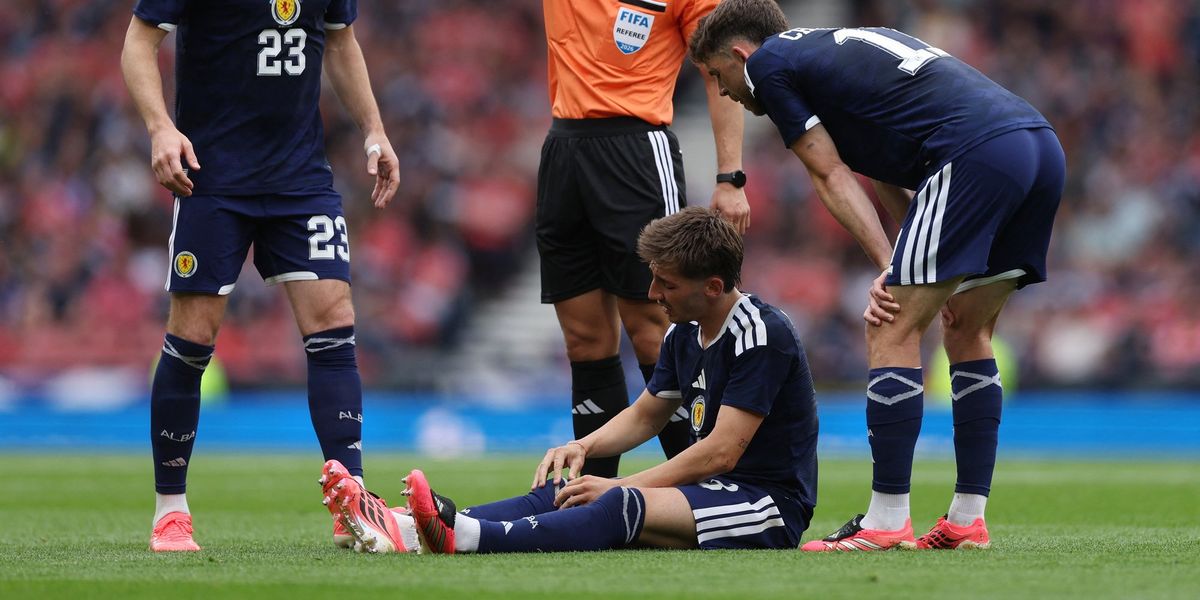 Billy Gilmour ruled out of World Cup following knee injury in friendly match