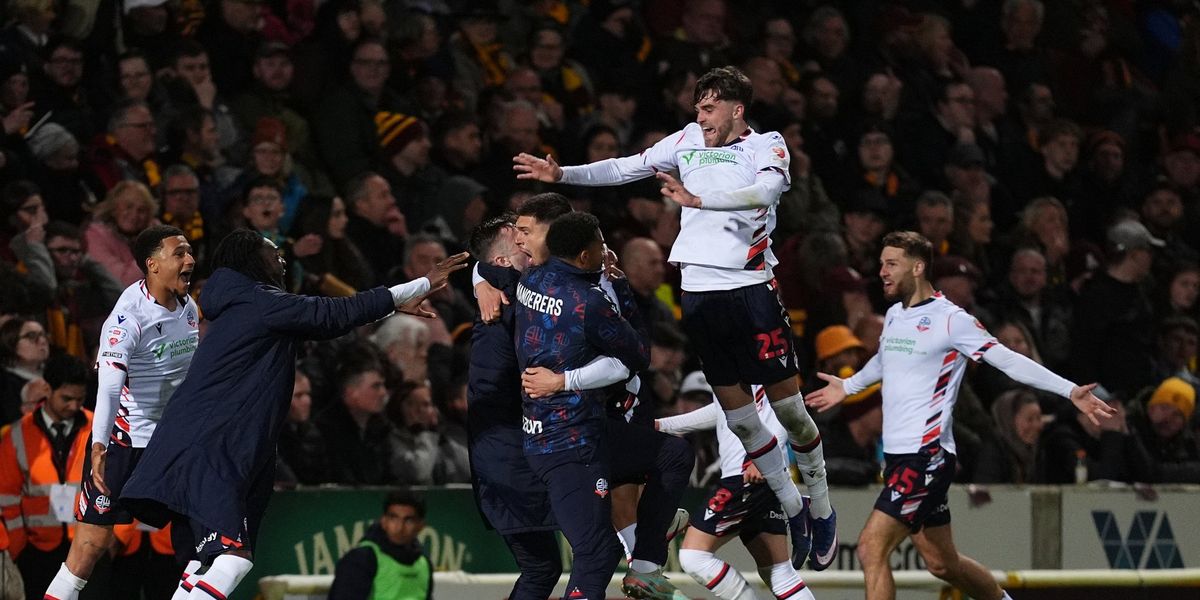 Bolton Wanderers advance to League One play-off final after defeating Bradford City