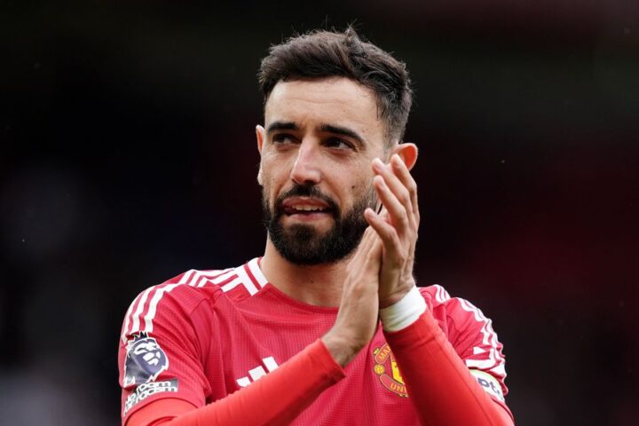 Bruno Fernandes named Premier League Player of the Season after record-equalling campaign