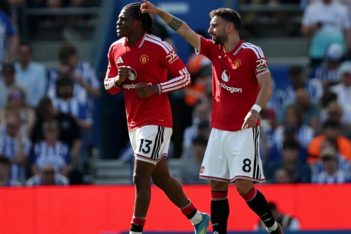 Bruno Fernandes sets new record with 21st assist in Manchester United's victory over Brighton