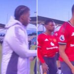 Chido Obi faces backlash after awkward handshake with FA official at youth final