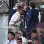 David Sullivan exits directors' box as West Ham fans express anger after relegation