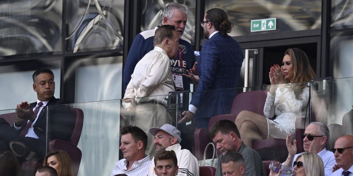 David Sullivan exits directors' box as West Ham fans express anger after relegation