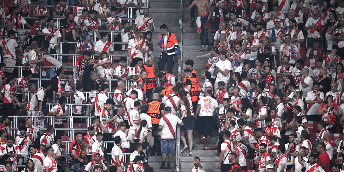 Europa Conference League final suspended due to medical emergency in stands