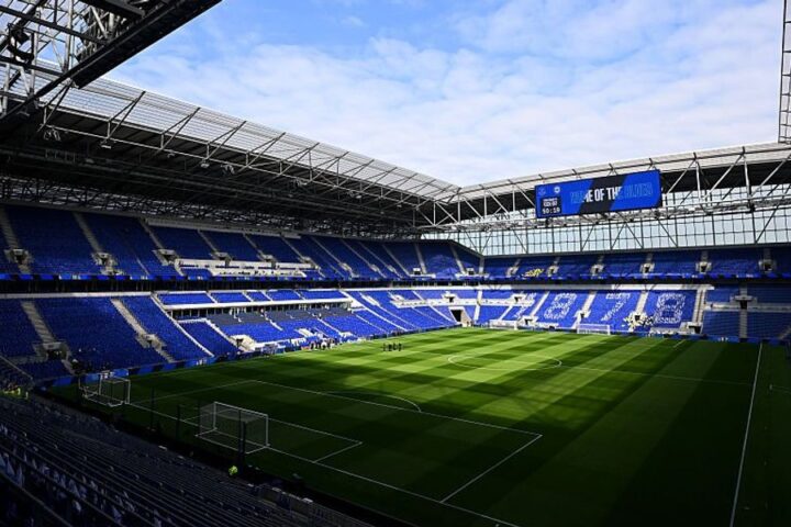 Everton fan arrested for racially aggravated offence during match against Manchester City