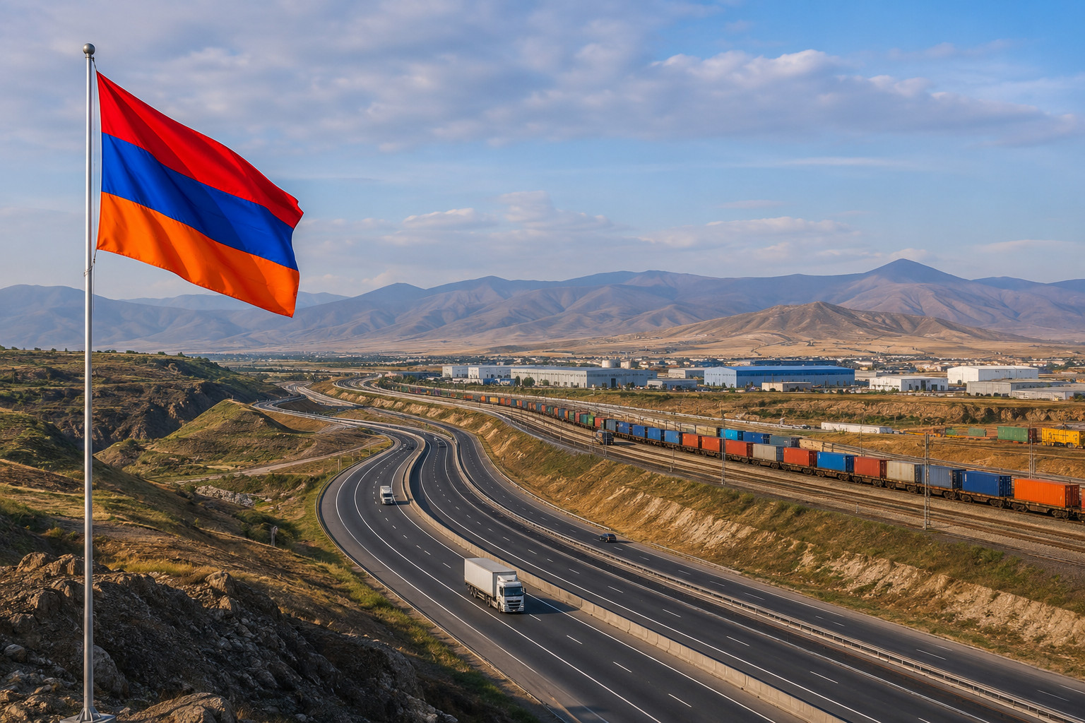 Armenia set to become regional transport hub as EU and US back major infrastructure projects