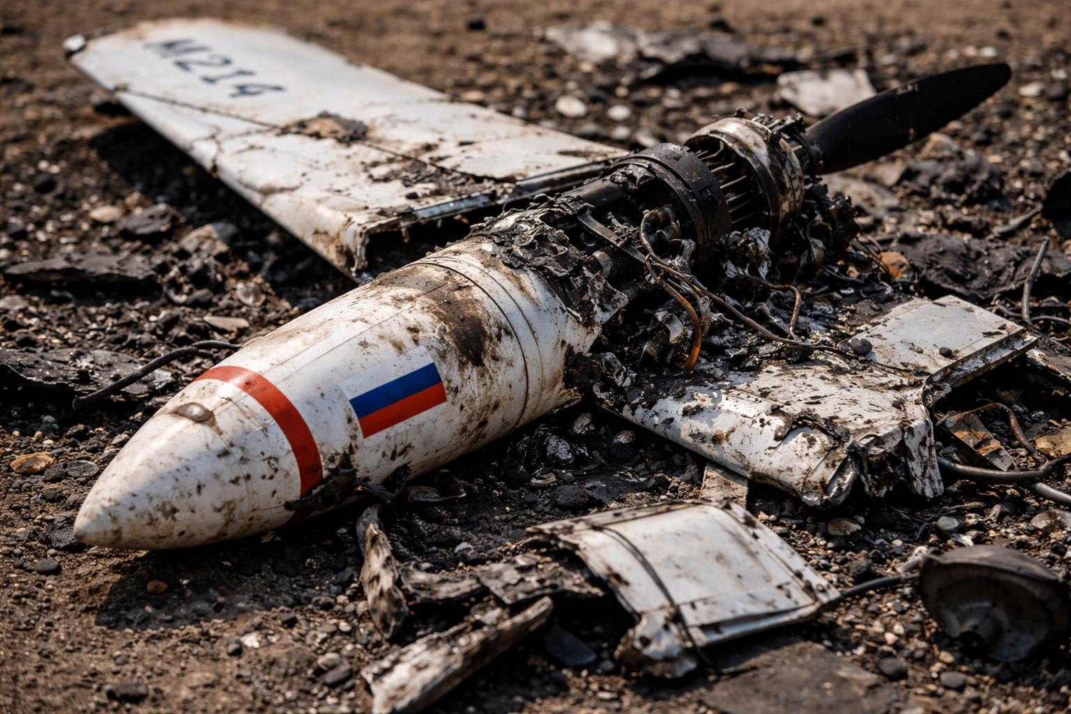 Russian drone fragments found after attack on Kherson aid mission